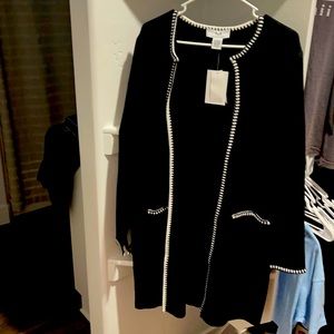 Magaschoni Cardigan New W/ Tags
